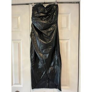 Femme Society Black Strapless Cocktail Dress, Women's Size Small, NWOT